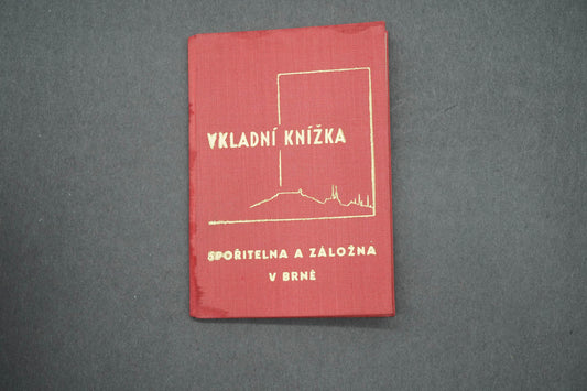 VKLADNÍ KNÍŽKA SPOŘITELNA A ZÁLOŽNA V BRNĚ (x15028)