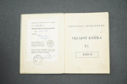 VKLADNÍ KNÍŽKA POŠTOVNÍ SPOŘITELNA (x15043)