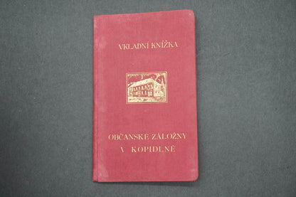 VKLADNÍ KNÍŽKA OBČANSKÉ ZÁLOŽNY V KOPIDLNĚ (x15045)