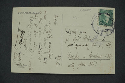 Pohlednice RATIBOŘICE - ZÁMEK. (x14075)