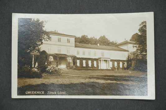 Pohlednice CHUDENICE ZÁMEK LÁZNĚ (x14084)