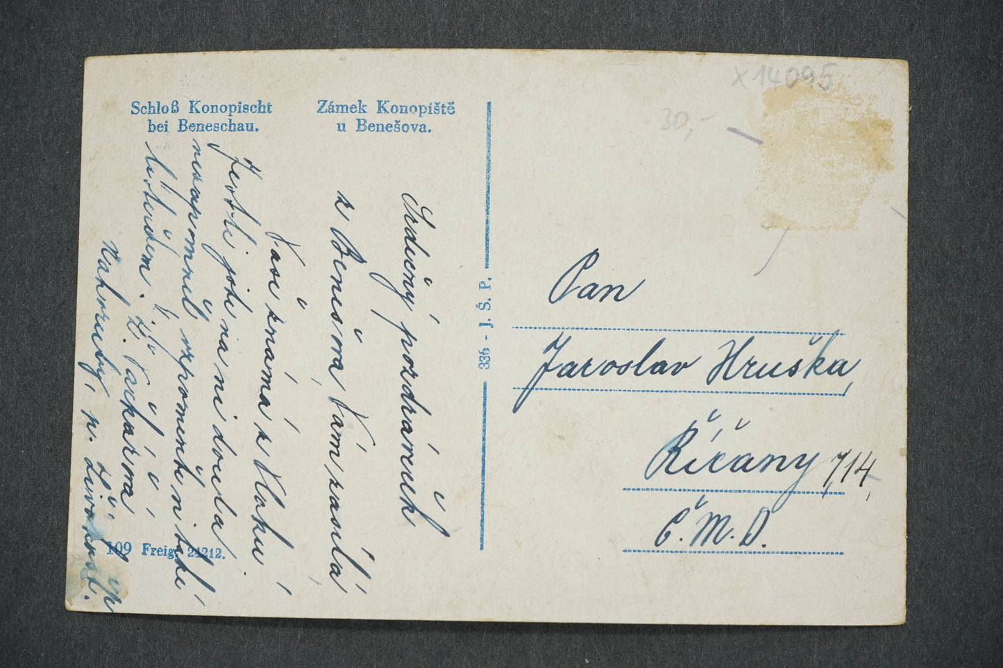 Pohlednice KONOPIŠTĚ (x14095)