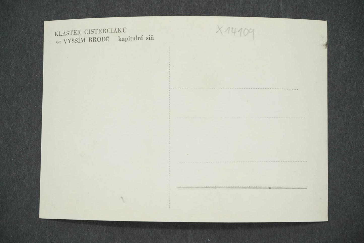 Pohlednice KLÁŠTER CISTERCIÁKŮ (x14109)