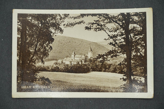 Pohlednice HRAD KŘIVOKLÁT (x14130)