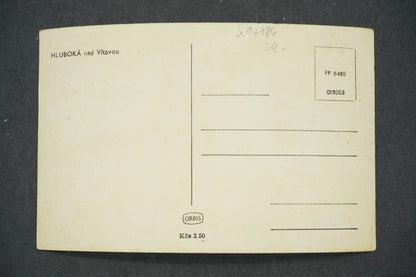 Pohlednice HLUBOKÁ NAD VLTAVOU (x14184)