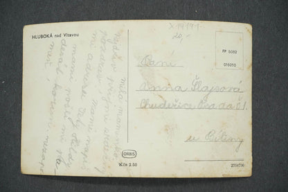 Pohlednice HLUBOKÁ NAD VLTAVOU (x14191)