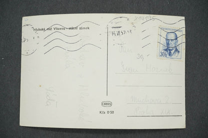 Pohlednice HLUBOKÁ NAD VLTAVOU (x14195)