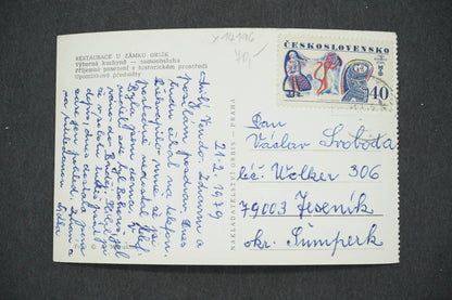 Pohlednice RESTAURACE U ZÁMKU ORLÍK (x14196)