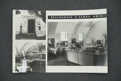 Pohlednice RESTAURACE U ZÁMKU ORLÍK (x14196)