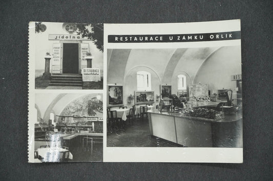 Pohlednice RESTAURACE U ZÁMKU ORLÍK (x14196)