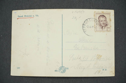 Pohlednice ZÁMEK HLUBOKÁ N. VLT. (x14197)