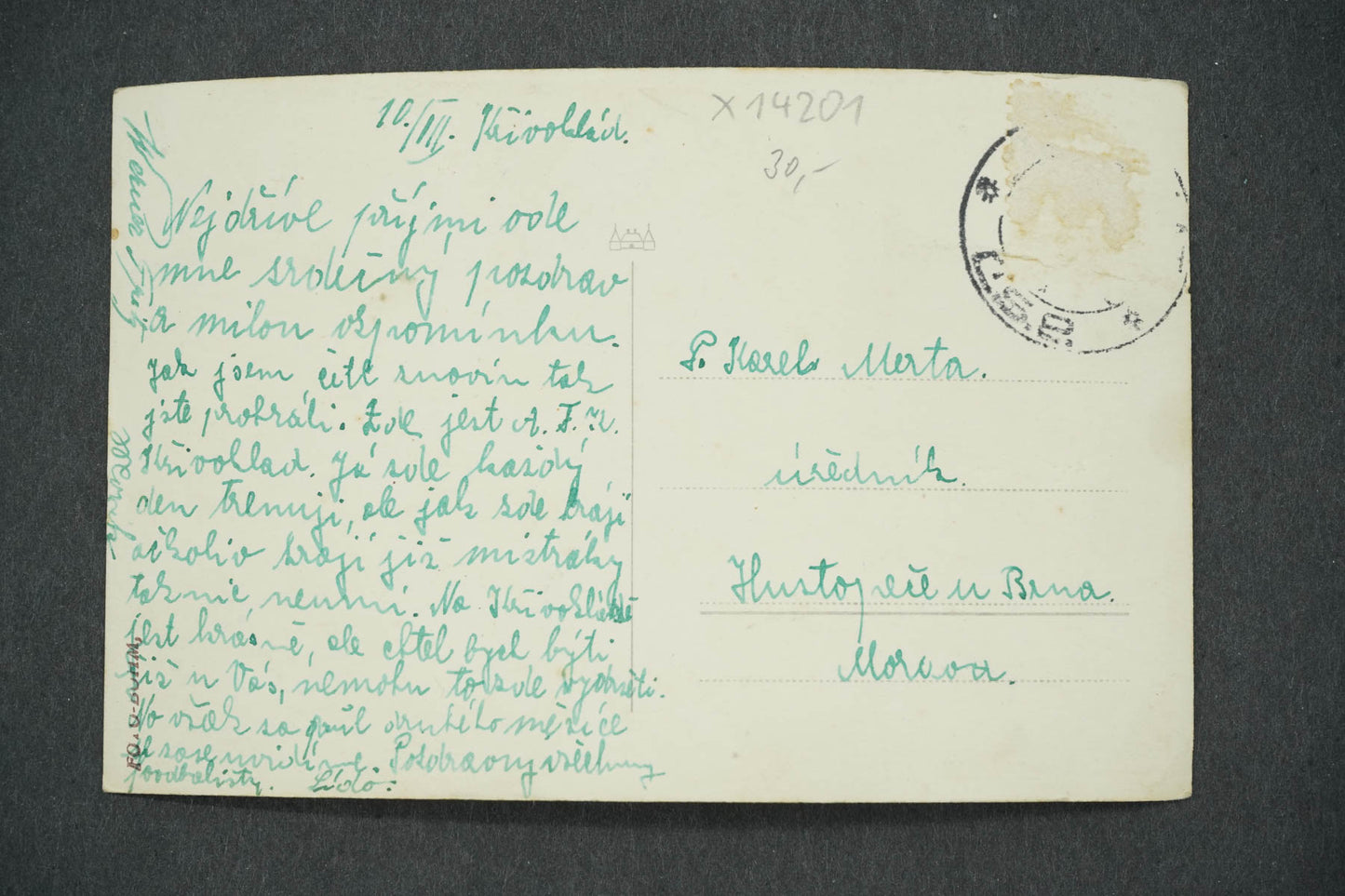 Pohlednice KŘIVOKLÁT (x14201)