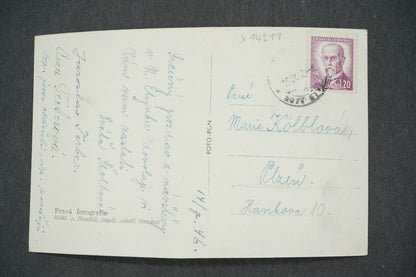 Pohlednice JINDŘ. HRADEC - ZÁMEK ROTUNDA (x14211)