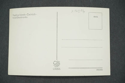 Pohlednice TEPLICE LÁZNĚ V ČECHÁCH HRAD DOUBRAVKA (x14213)