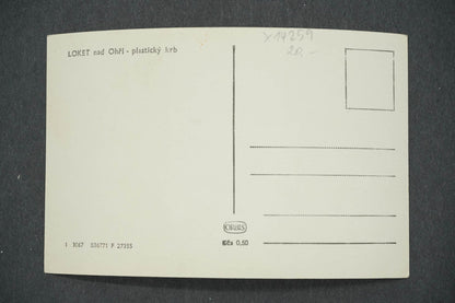 Pohlednice LOKET NAD OHŘÍ - PLASTICKÝ KRB (x14259)