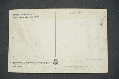 Pohlednice ZŘÍCENINA HRADU KUMBURKA (x14287)