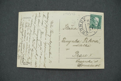 Pohlednice RODNÁ SVĚTNIČKA ALOISE JIRÁSKA - HRONOV (x14342)