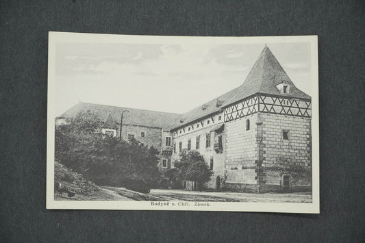 Pohlednice BUDYNĚ N. OHŘÍ ZÁMEK (x14378)