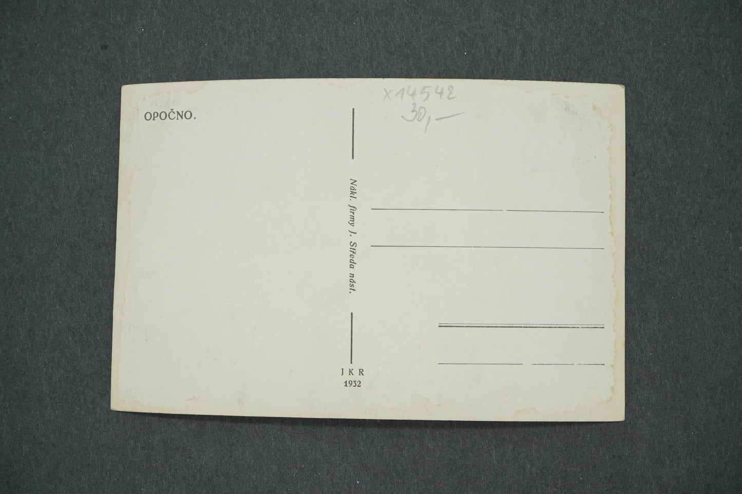 Pohlednice OPOČNO (x14542)