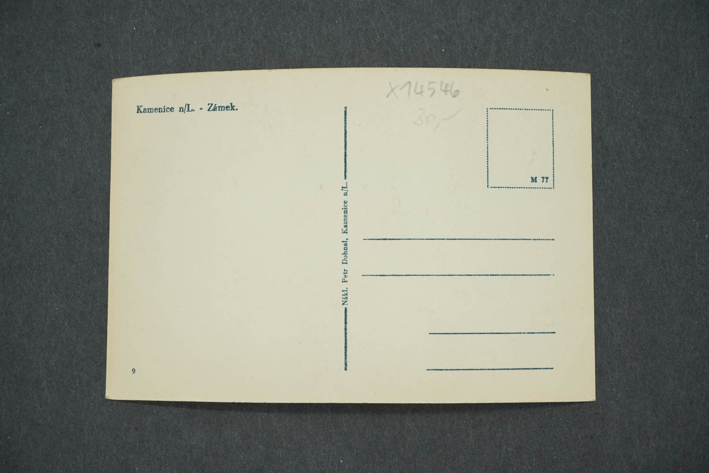 Pohlednice KAMENICE N/L. ZÁMEK (x14546)