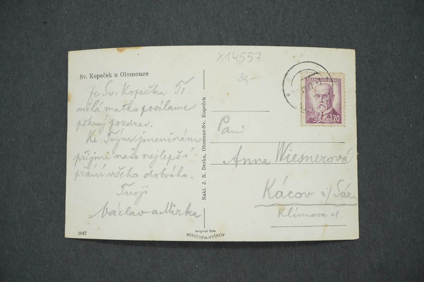 Pohlednice SV. KOPEČEK U OLOMOUCE (x14557)
