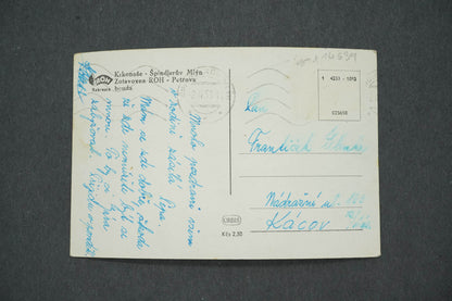 Pohlednice KRKONOŠE ŠPINDLERŮV MLÝN ZOTAVOVN ROH PETROVA BOUDA(x14639)