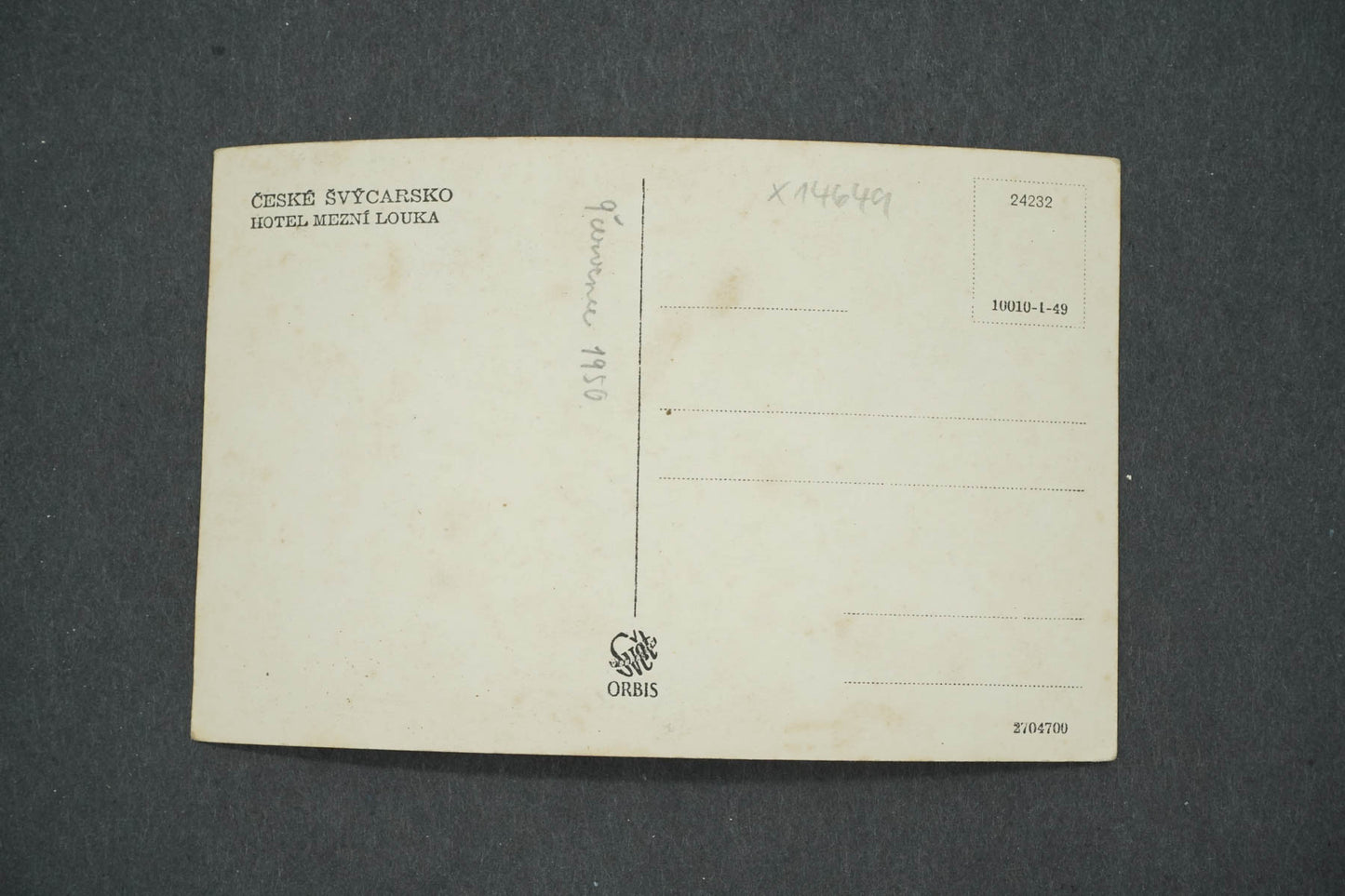 Pohlednice ČESKÉ ŠVÝCARSKO (x14649)