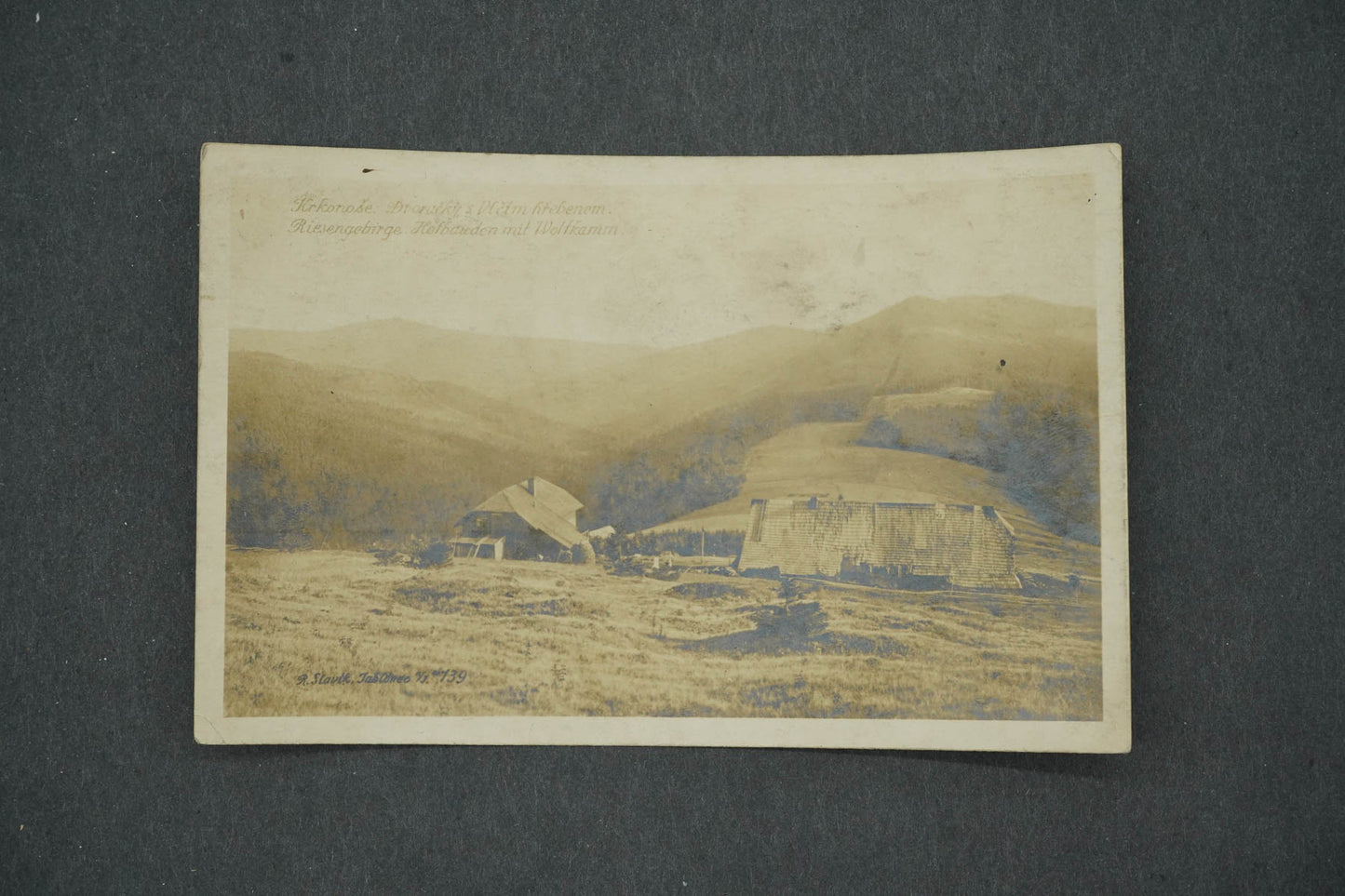 Postcard KRKONOSE DVORACKA WITH A WOLF'S BACK (x14703)