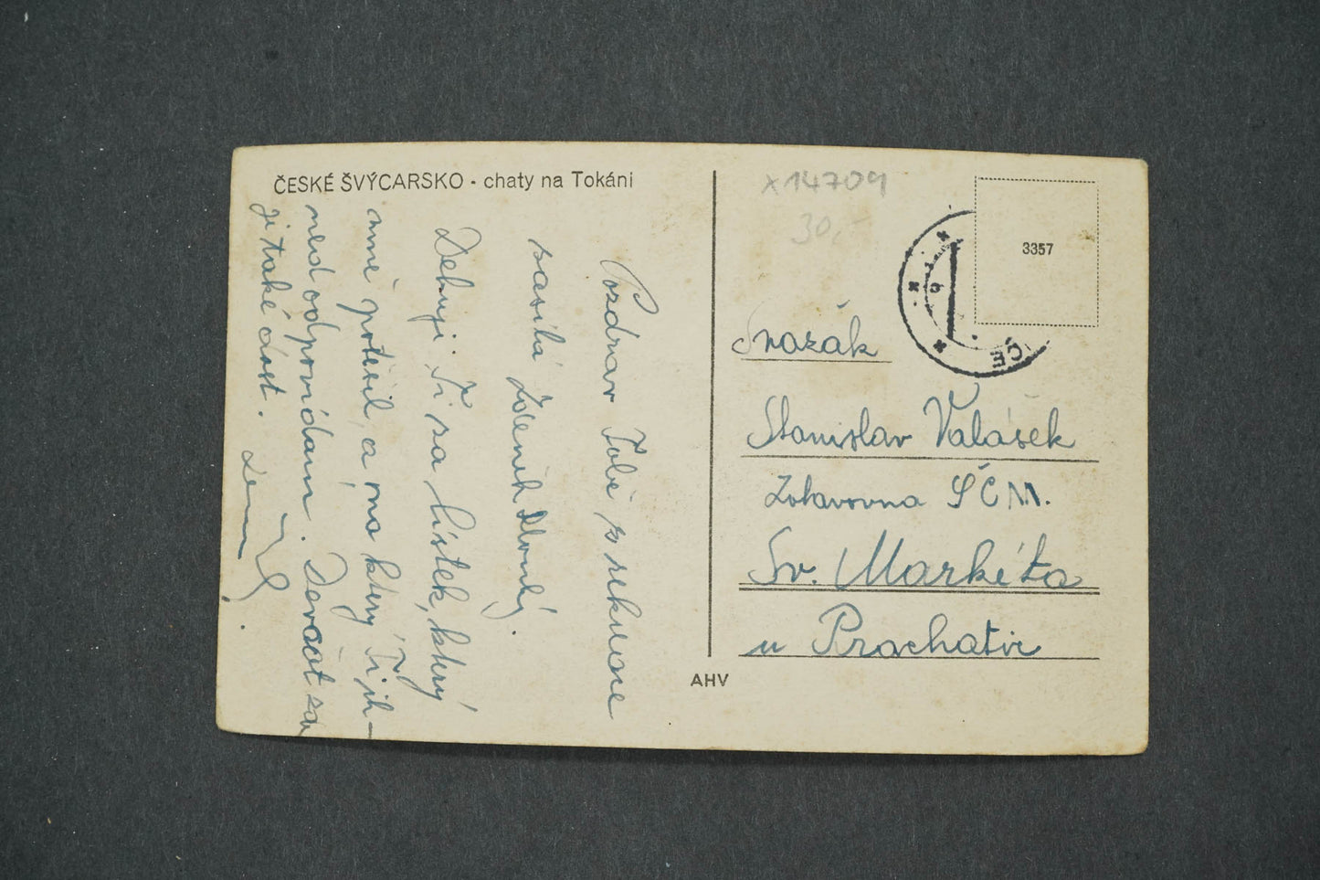 Postcard BOHEMIAN SWITZERLAND - COTTAGES ON THE TOKÁN (x14709)