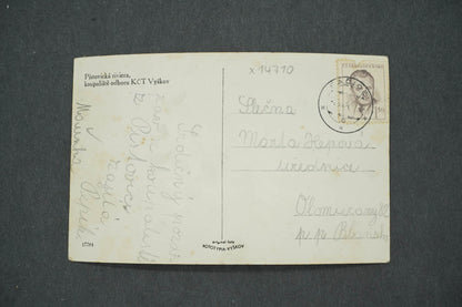 Postcard PÍSTOVICKA RIVIERA, SWIMMING POOL OF THE VYŠKOV KČT BRANCH (x14710)