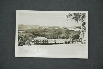 Postcard TOURIST RESTROOM U DAŇKŮ AND HOTEL SULOV WHITE CROSS (x14713)