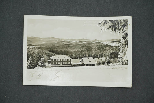 Postcard TOURIST RESTROOM U DAŇKŮ AND HOTEL SULOV WHITE CROSS (x14713)