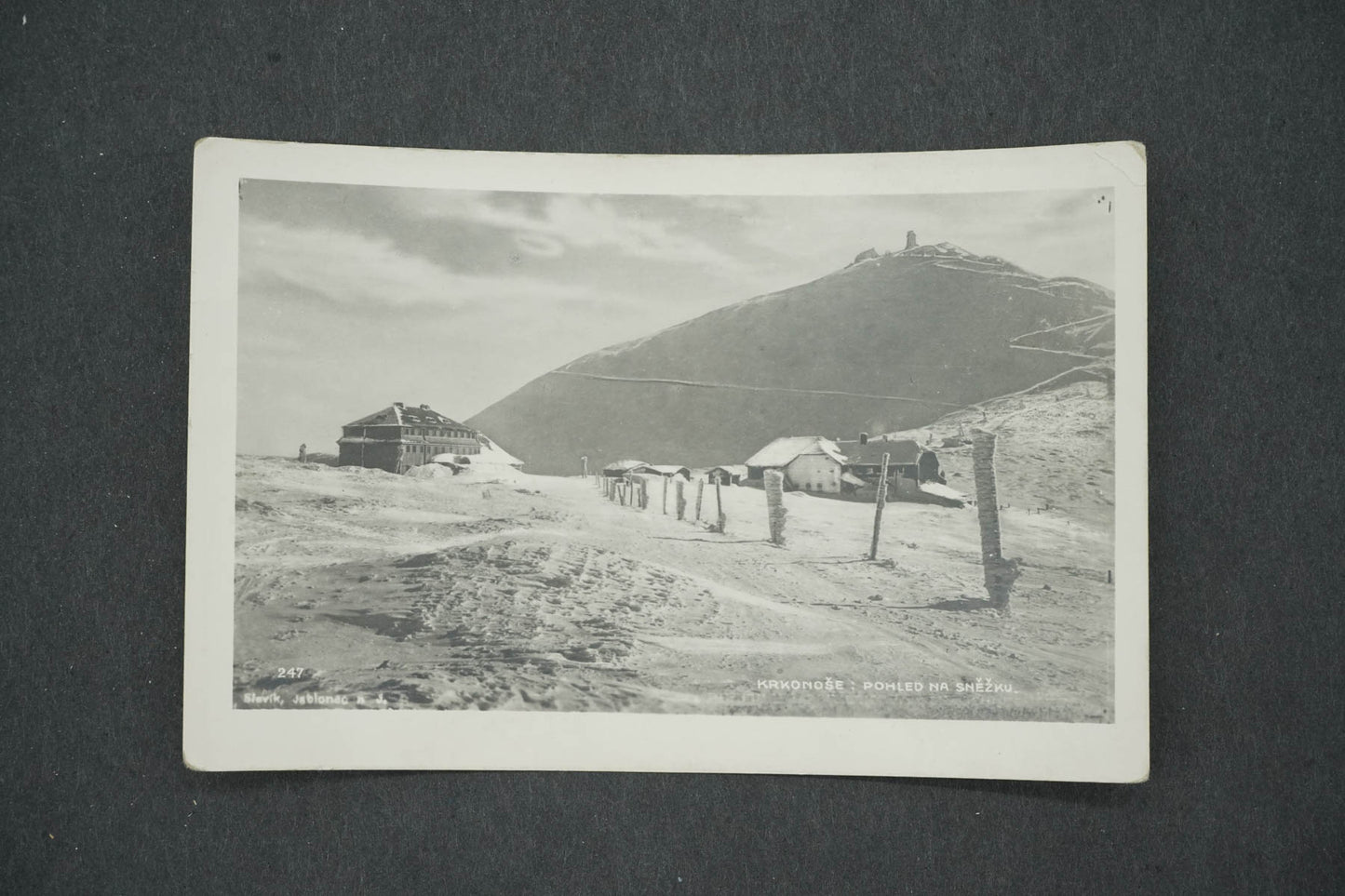 Pohlednice KRKONOŠE : POHLED NA SNĚŽKU (x14725)