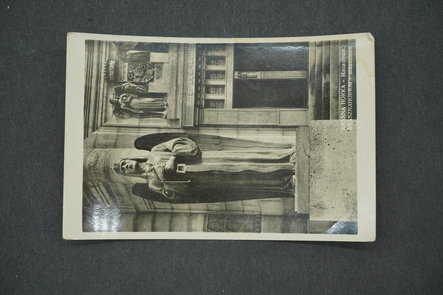 Pohlednice KRÁSNÁ HORKA - MUSOLEUM (x14727)