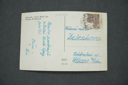 Pohlednice KRKONOŠE - DOLNÍ MALÁ ÚPA PENSION RUSALKA (x14729)