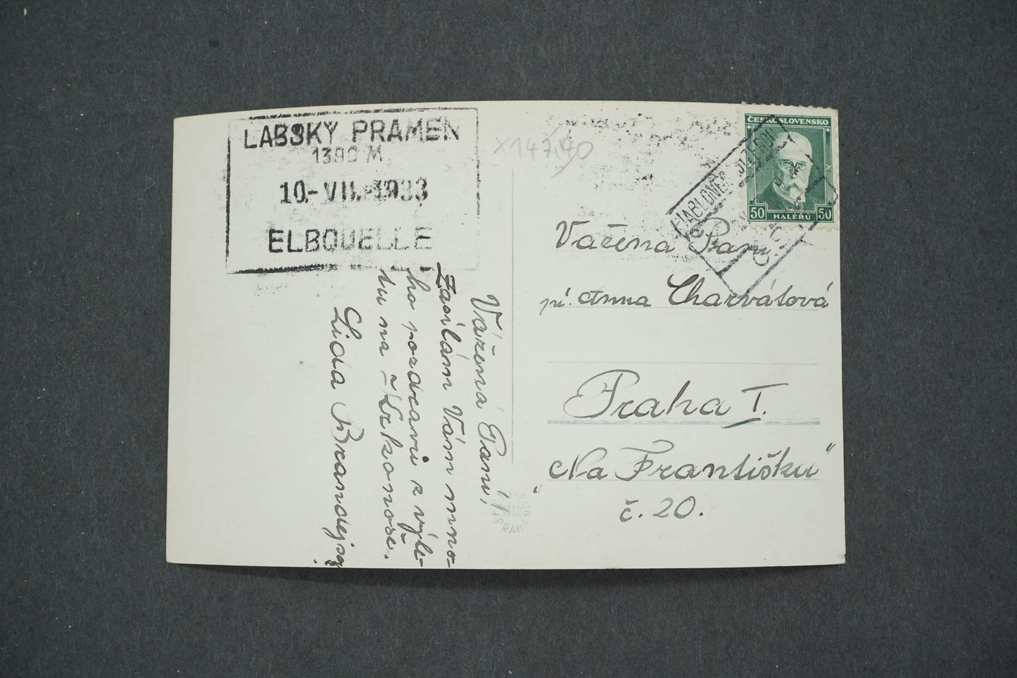 Pohlednice KRKONOŠE SNĚŽKA (x14740)