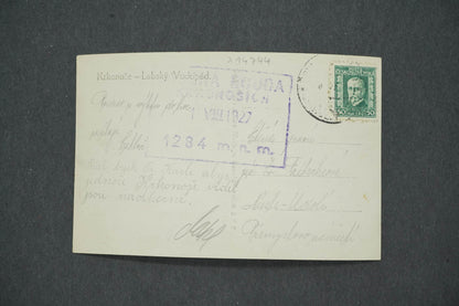 Pohlednice KRKONOŠE - LABSKÝ VODOPÁD 1284 M (x14744)