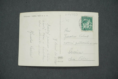 Pohlednice KRKONOŠE SNĚŽKA 1605 M (x14750)