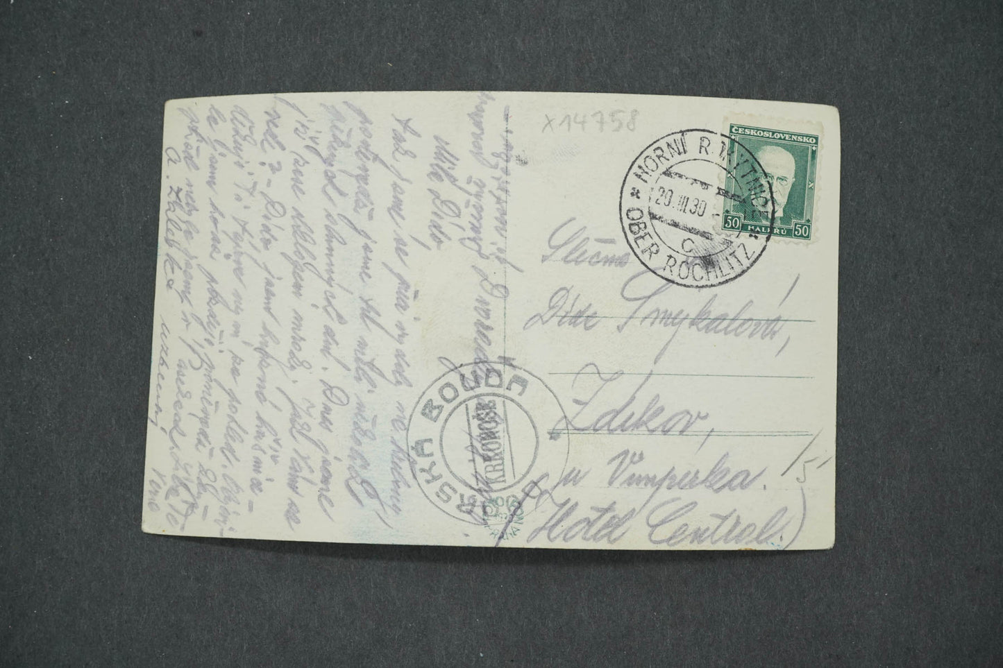 Pohlednice KRKONOŠE DVORAČKY S VLČÍM HŘBETEM (x14758)