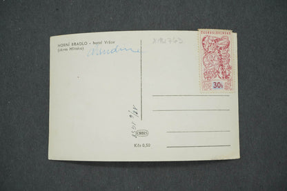 Pohlednice HORNÍ BRADLO - HOTEL VRŠOV OKRES HLINSKO (x14763)