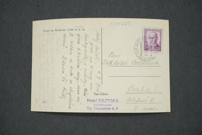 Pohlednice KAPLE NA RADHOŠTI (x14769)