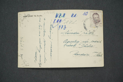 Pohlednice MŠENÉ LÁZNĚ VILA KYSELKA (x14775)