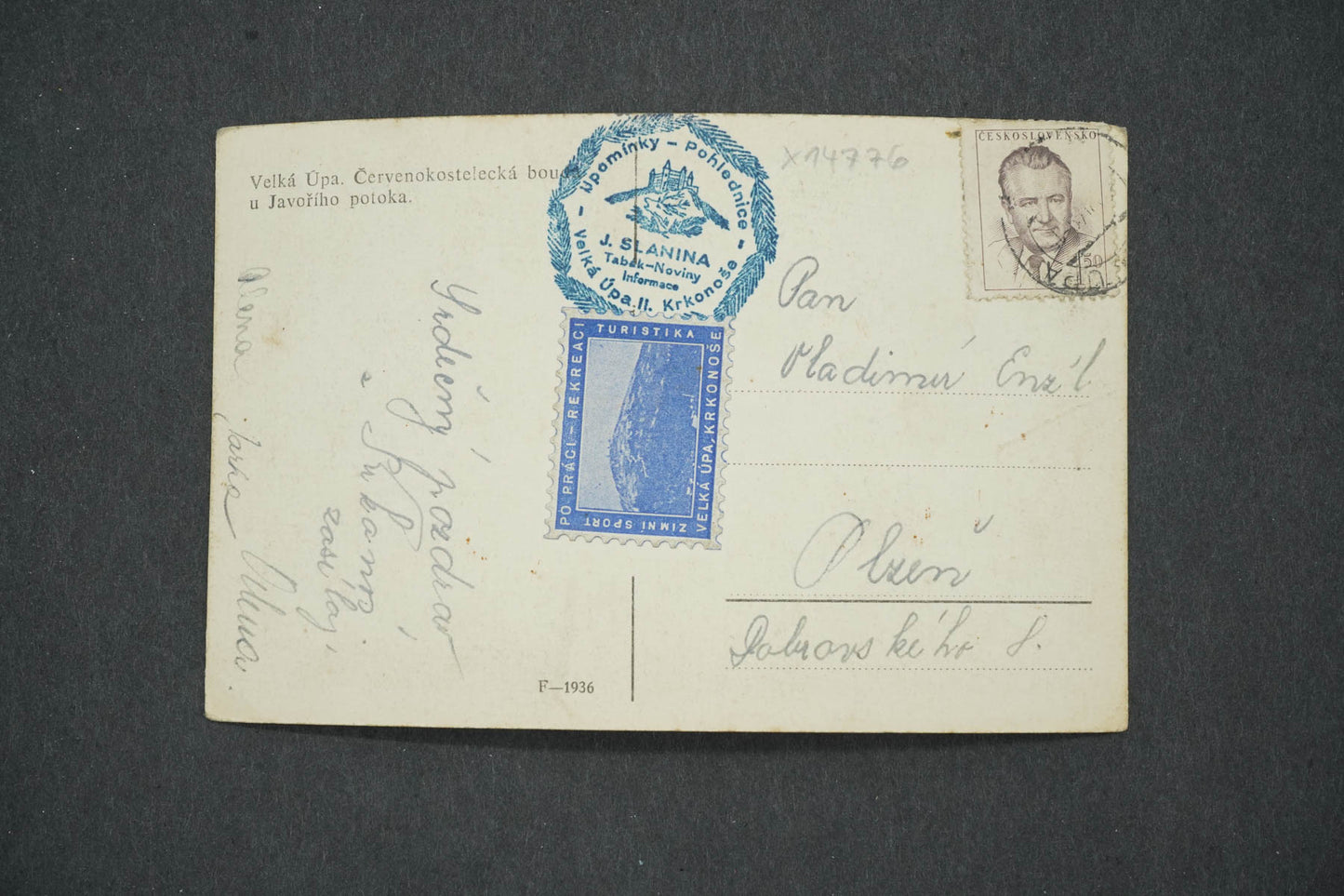 Pohlednice VELKÁ ÚPA ČERVENOKOSTELECKÁ BOUDA (x14776)