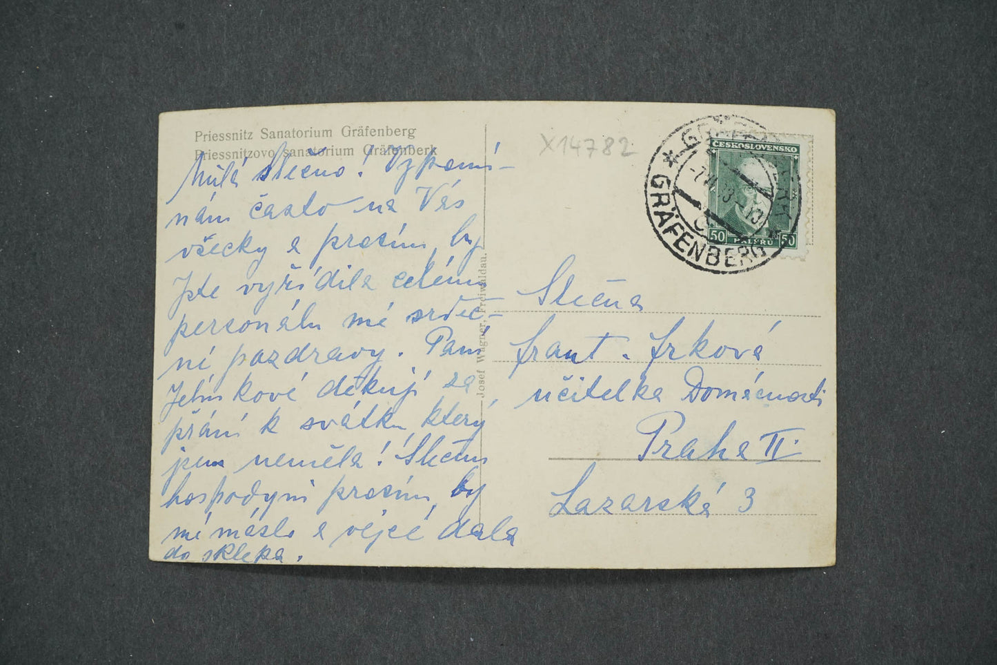 Pohlednice SANATORIUM GRAFENBERG (x14782)