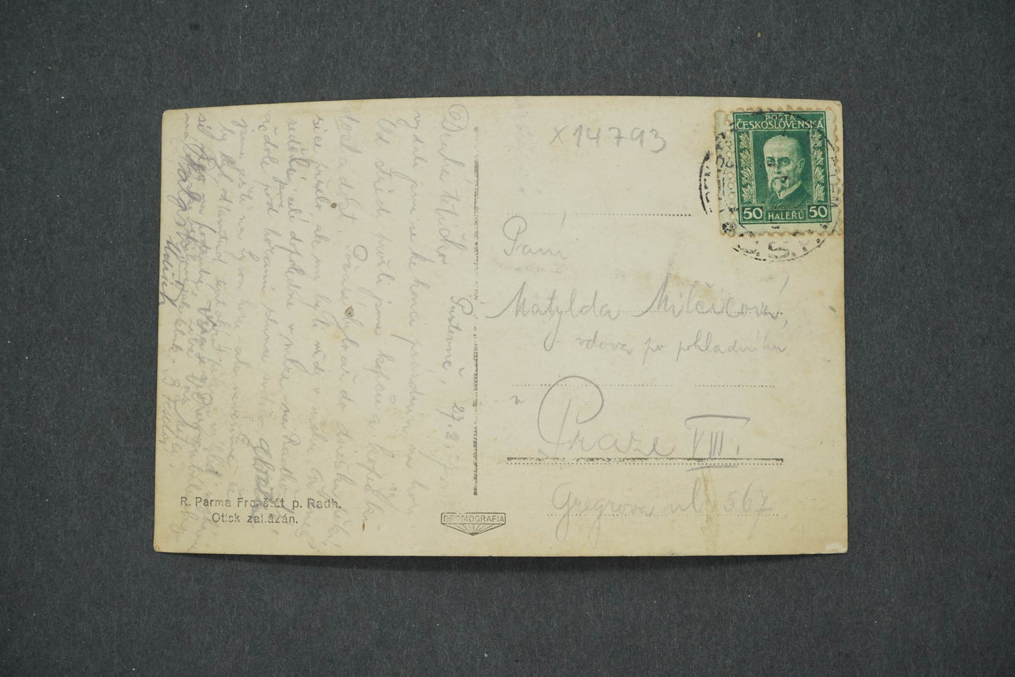 Pohlednice KAPLE NA RADHOŠTI (x14793)