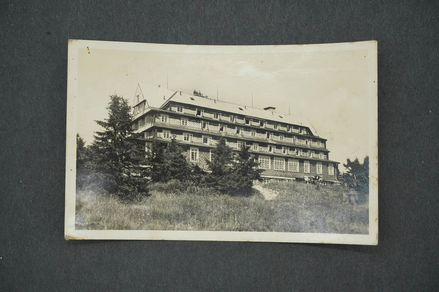 Pohlednice KRKONOŠE - SOKOLSKÁ BOUDA NA ČERNÉ HOŘE (x14831)