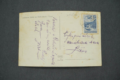 Pohlednice JIRÁSKOVA CHATA NA DOBROŠOVĚ - VZLET (x14832)