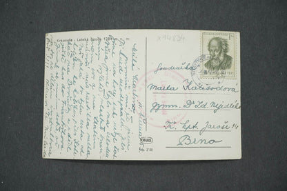 Pohlednice KRKONOŠE - LABSKÁ BOUDA 1284 M. N. M. (x14834)