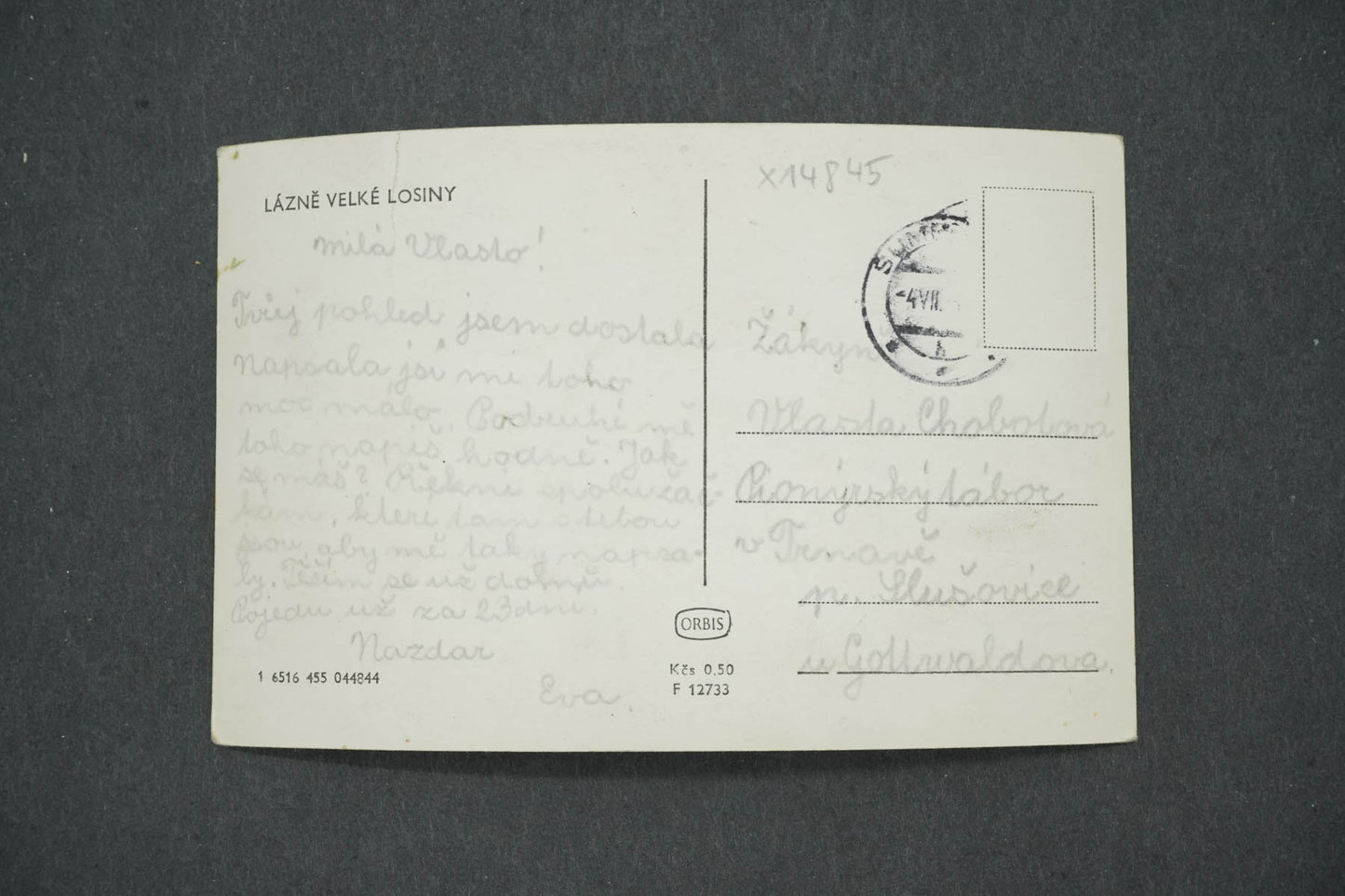 Pohlednice LÁZNĚ VELKÉ LOSINY (x14845)
