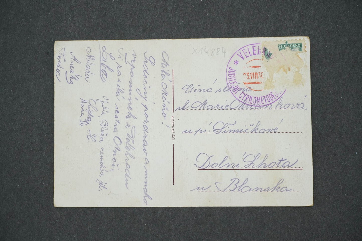 Pohlednice KOSTEL VELEHRADSKÝ POZDRAV Z POSVÁTNÉHO VELEHRADU (x14884)